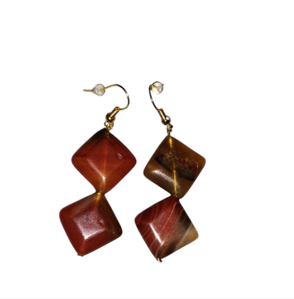 Hand Crafted Carnelian Earrings